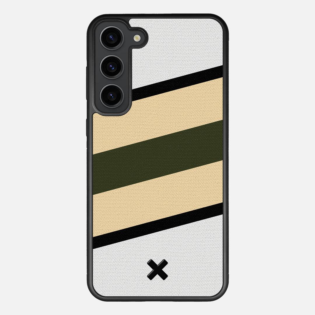 Ridge Case for the Samsung Galaxy S23 Plus featuring a UV Printed Cotton Canvas backer with the Keyway X Mark#Phone Model_Galaxy S23 Plus