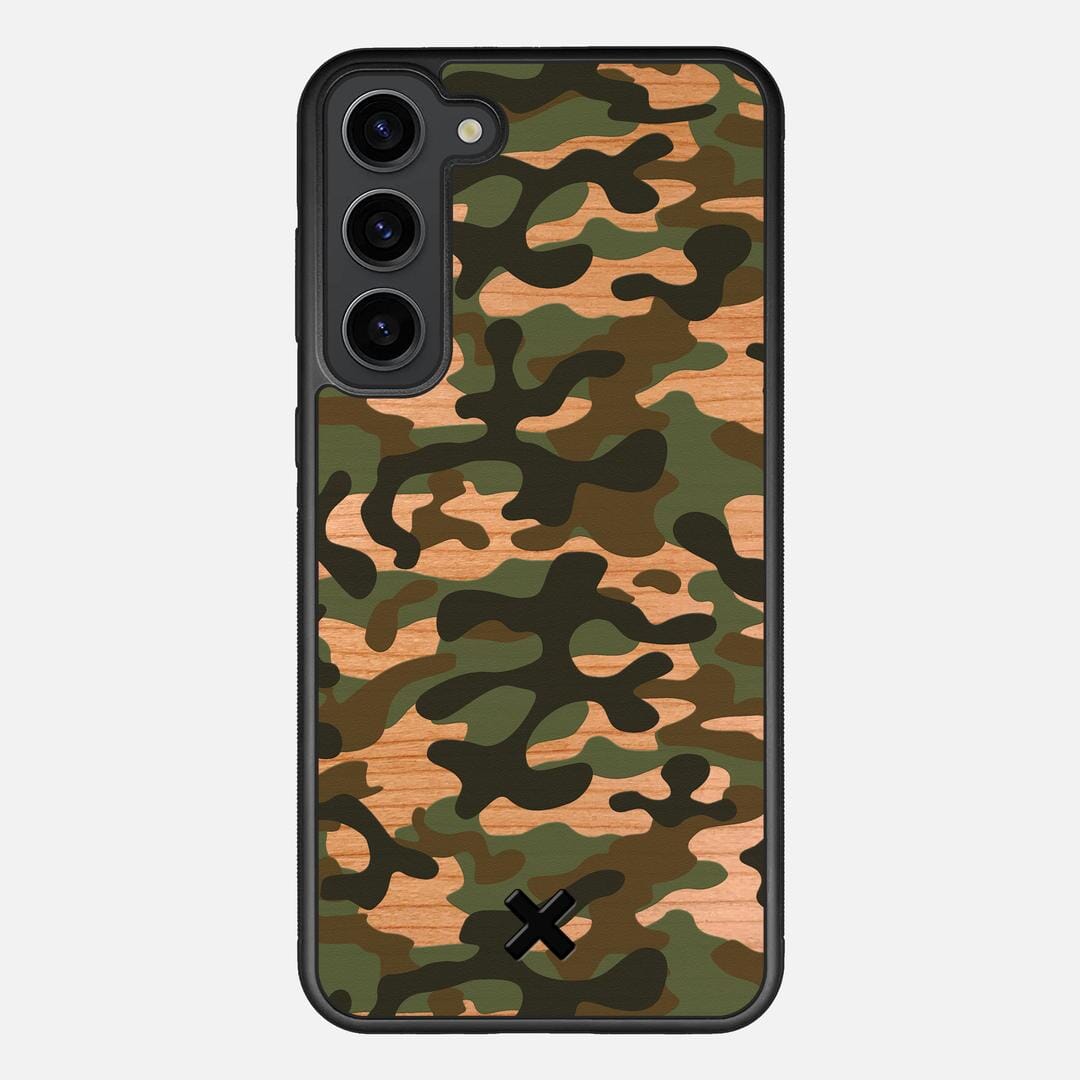Trooper Case for the Samsung Galaxy S23 Plus featuring a UV Printed and Cherry Wood backer with the Keyway X Mark#Phone Model_Galaxy S23 Plus