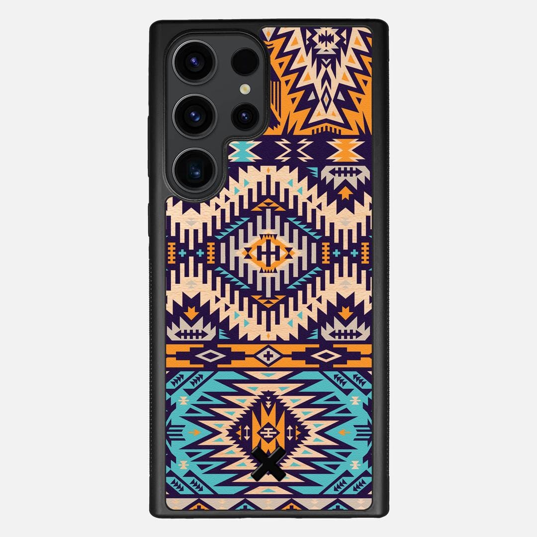 Aztec Case for the Samsung Galaxy S23 Ultra featuring a UV Printed Maple Wood backer with the Keyway X Mark#Phone Model_Galaxy S23 Ultra