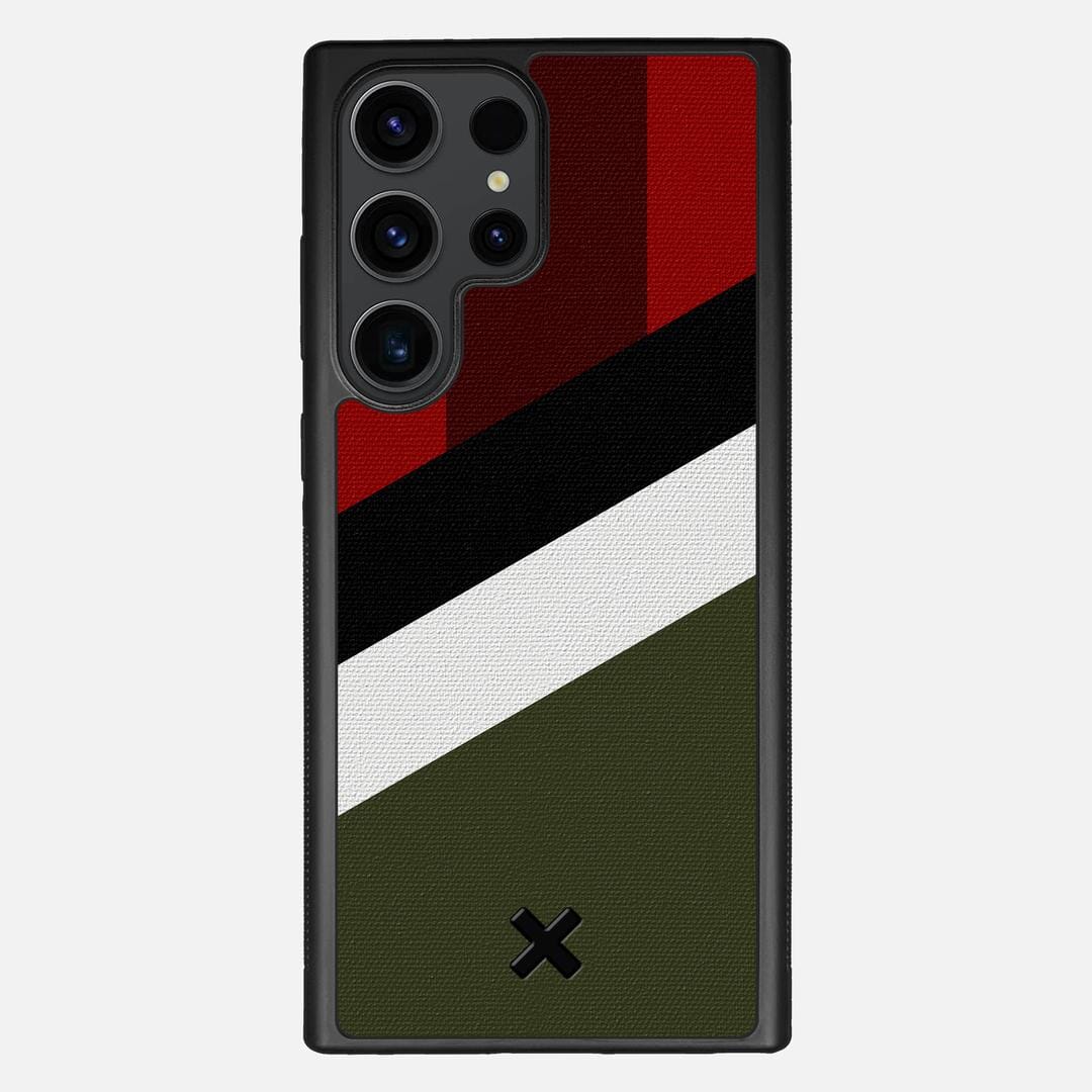 Highland Case for the Samsung Galaxy S23 Ultra featuring a UV Printed Cotton Canvas backer with the Keyway X Mark#Phone Model_Galaxy S23 Ultra