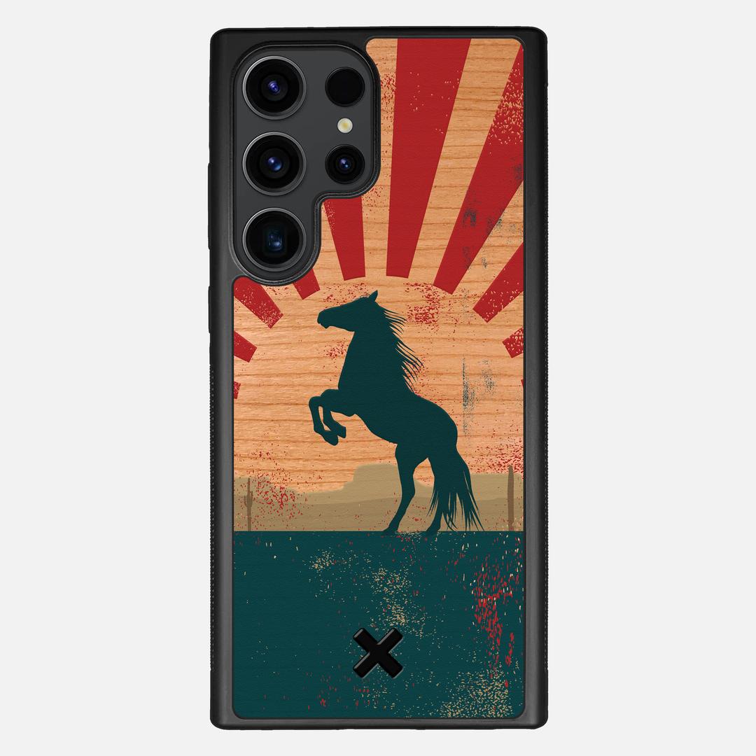 Mustang Case for the Samsung Galaxy S23 Ultra featuring a UV Printed Cherry Wood backer with the Keyway X Mark#Phone Model_Galaxy S23 Ultra