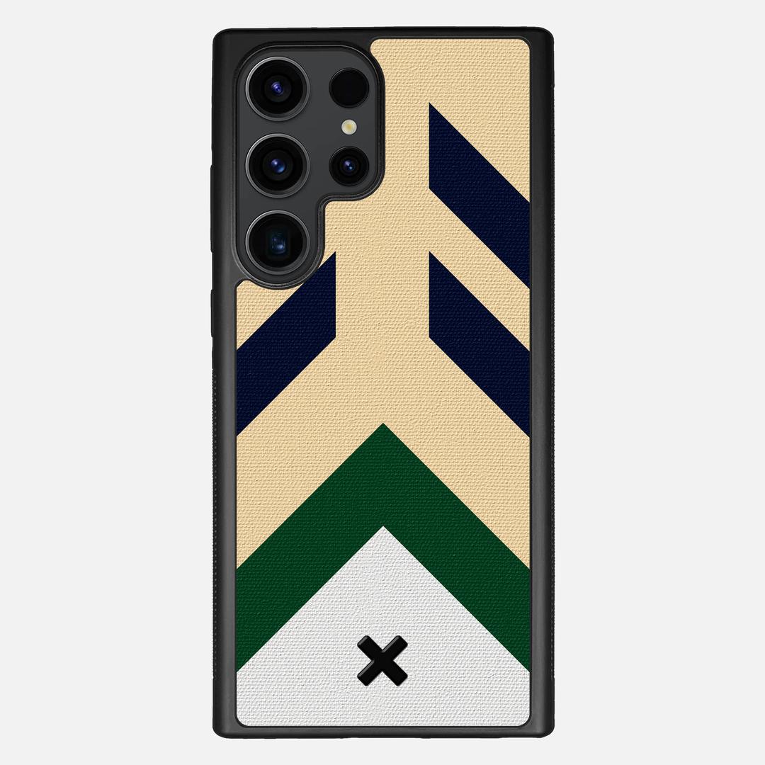 Passage Case for the Samsung Galaxy S23 Ultra featuring a UV Printed Cotton Canvas backer with the Keyway X Mark#Phone Model_Galaxy S23 Ultra