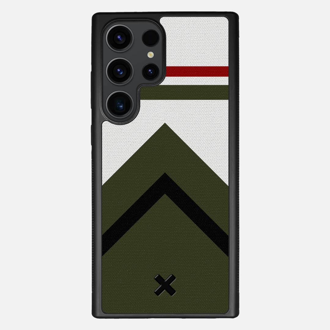 Peak Case for the Samsung Galaxy S23 Ultra featuring a UV Printed Cotton Canvas backer with the Keyway X Mark#Phone Model_Galaxy S23 Ultra