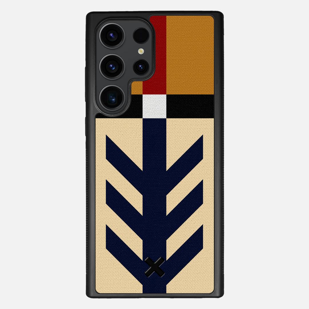 Trail Case for the Samsung Galaxy S23 Ultra featuring a UV Printed Cotton Canvas backer with the Keyway X Mark#Phone Model_Galaxy S23 Ultra