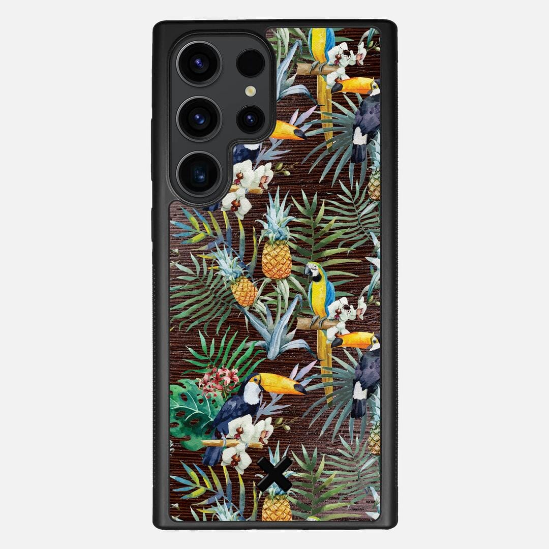 Tropic Case for the Samsung Galaxy S23 Ultra featuring a UV Printed and Wenge Wood backer with the Keyway X Mark#Phone Model_Galaxy S23 Ultra