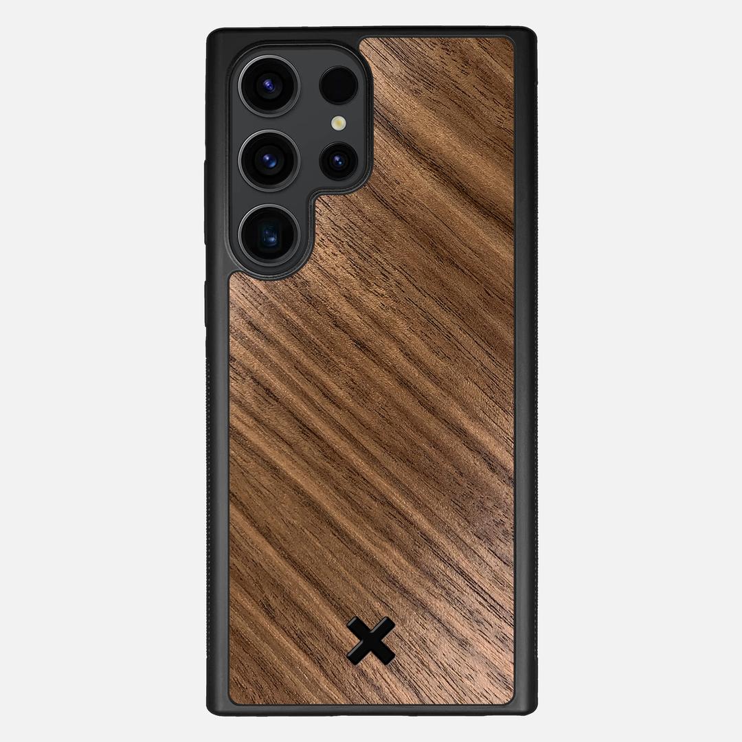 Walnut Pure Case for the Samsung Galaxy S23 Ultra featuring a Walnut Wood backer with the Keyway X Mark#Phone Model_Galaxy S23 Ultra