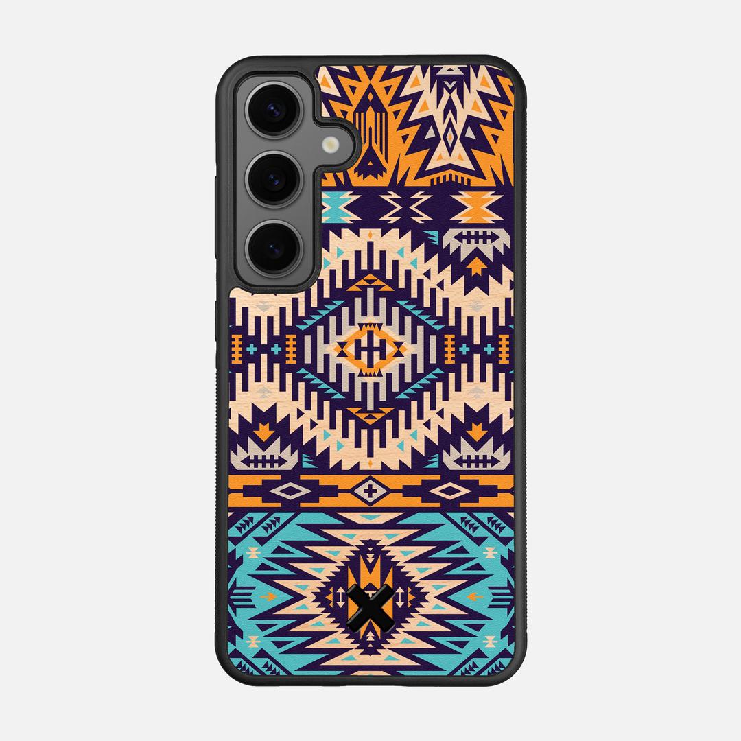 Aztec Case for the Samsung Galaxy S24 featuring a UV Printed Maple Wood backer with the Keyway X Mark#Phone Model_Galaxy S24