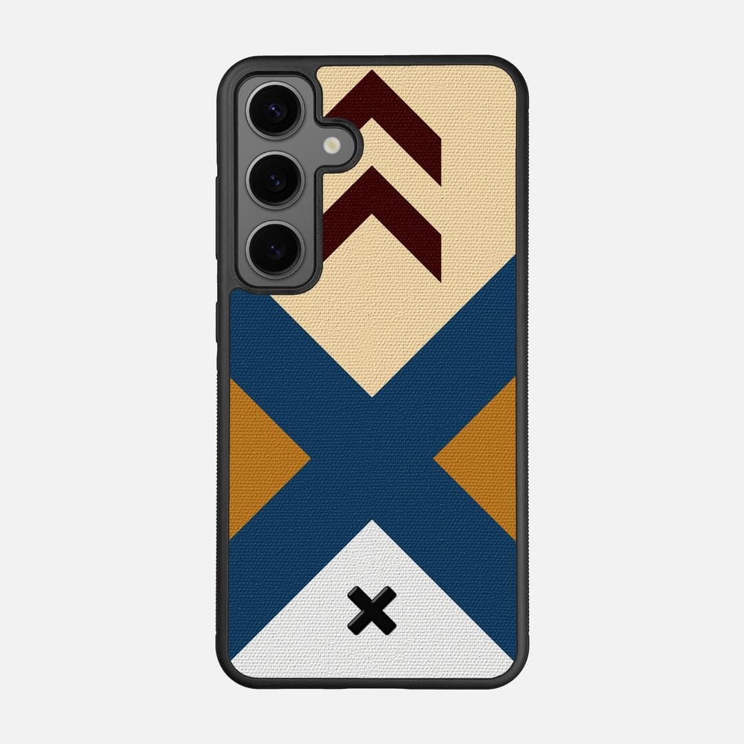 Camp Case for the Samsung Galaxy S24 featuring a UV Printed Cotton Canvas backer with the Keyway X Mark#Phone Model_Galaxy S24