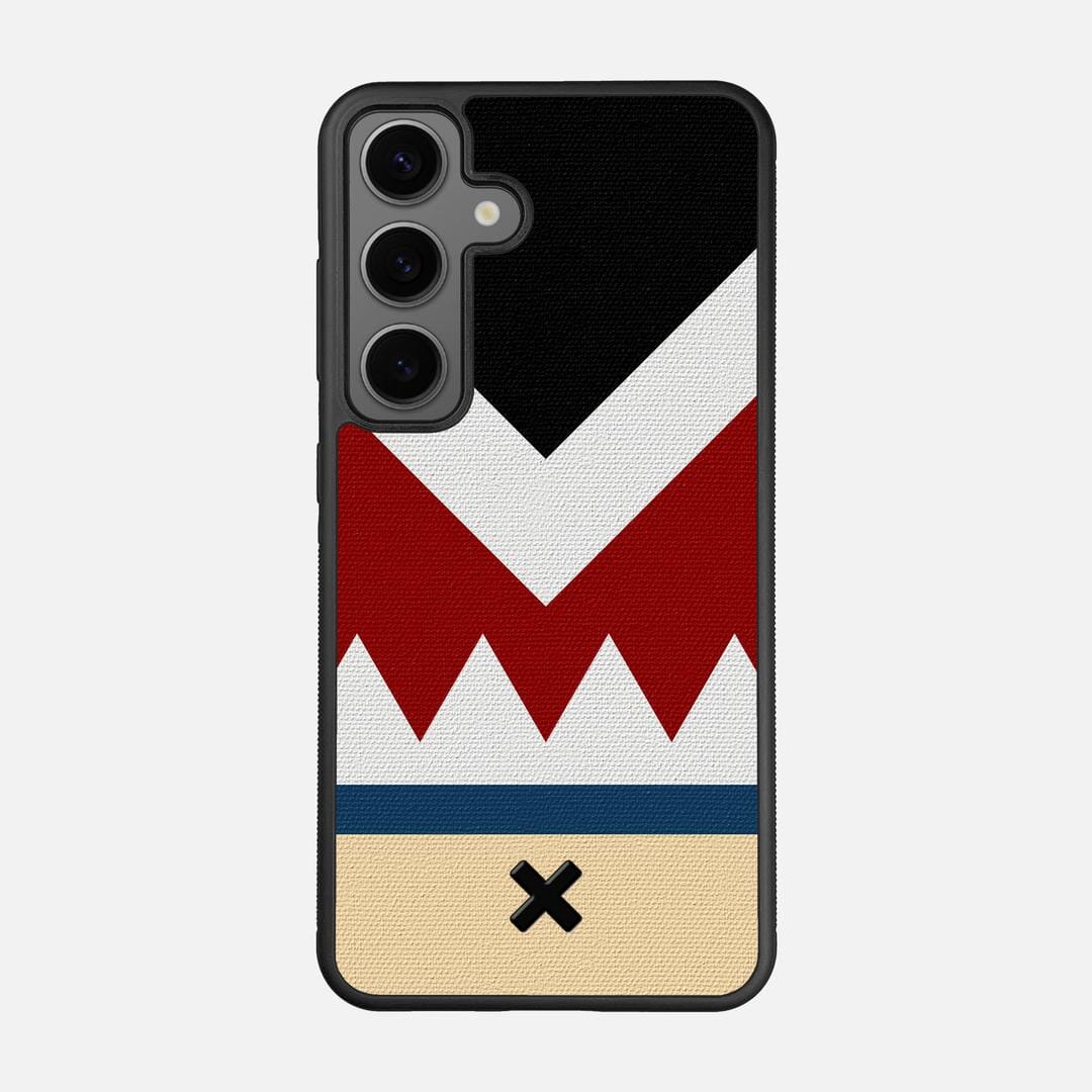 Cove Case for the Samsung Galaxy S24 featuring a UV Printed Cotton Canvas backer with the Keyway X Mark#Phone Model_Galaxy S24