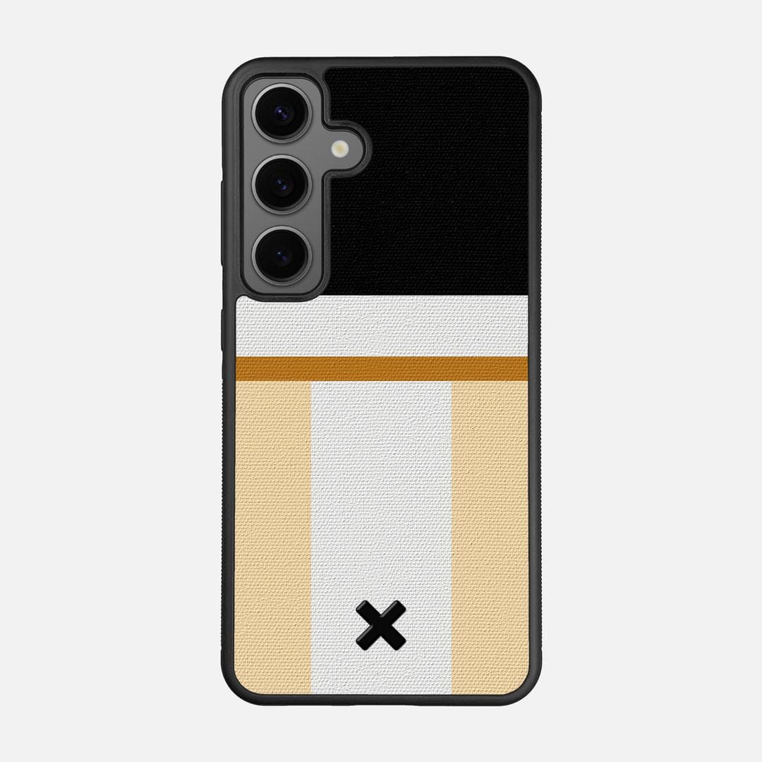 Isle Case for the Samsung Galaxy S24 featuring a UV Printed Cotton Canvas backer with the Keyway X Mark#Phone Model_Galaxy S24