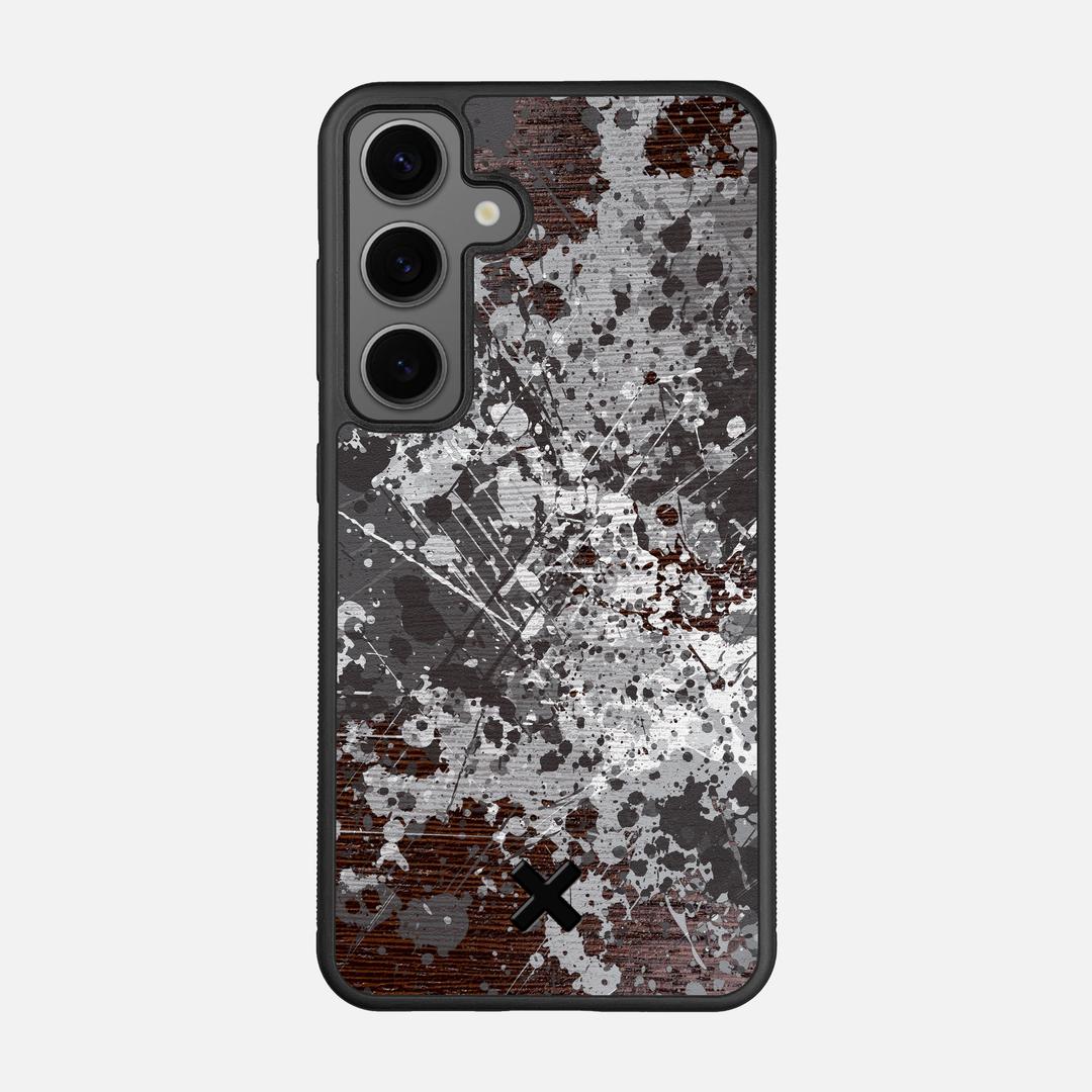 Mono Case for the Samsung Galaxy S24 featuring a UV Printed Wenge Wood backer with the Keyway X Mark#Phone Model_Galaxy S24