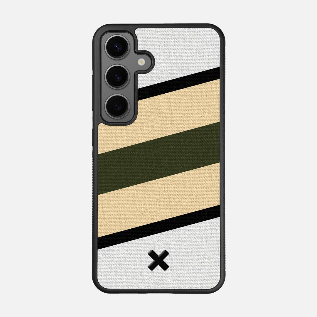 Ridge Case for the Samsung Galaxy S24 featuring a UV Printed Cotton Canvas backer with the Keyway X Mark#Phone Model_Galaxy S24