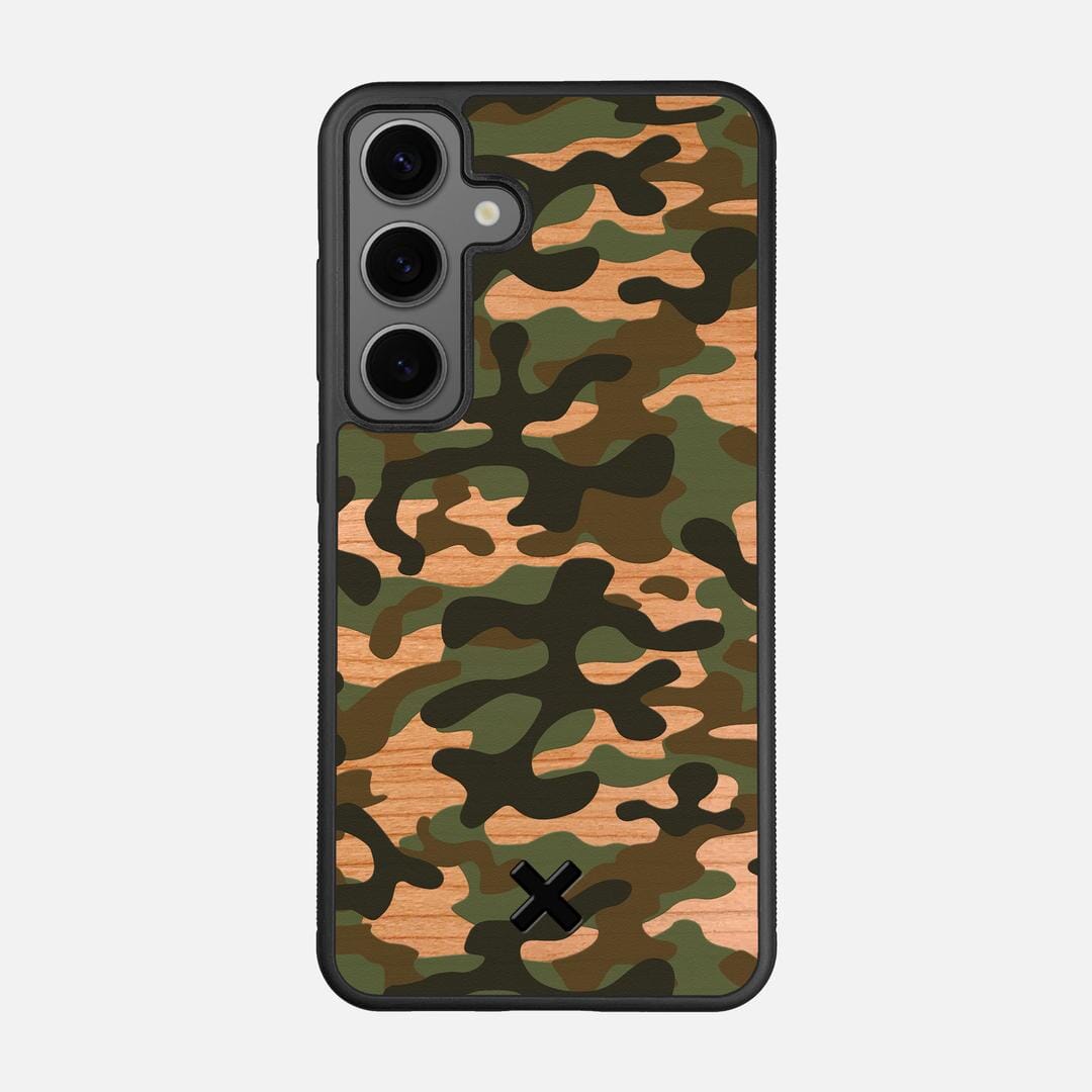 Trooper Case for the Samsung Galaxy S24 featuring a UV Printed and Cherry Wood backer with the Keyway X Mark#Phone Model_Galaxy S24