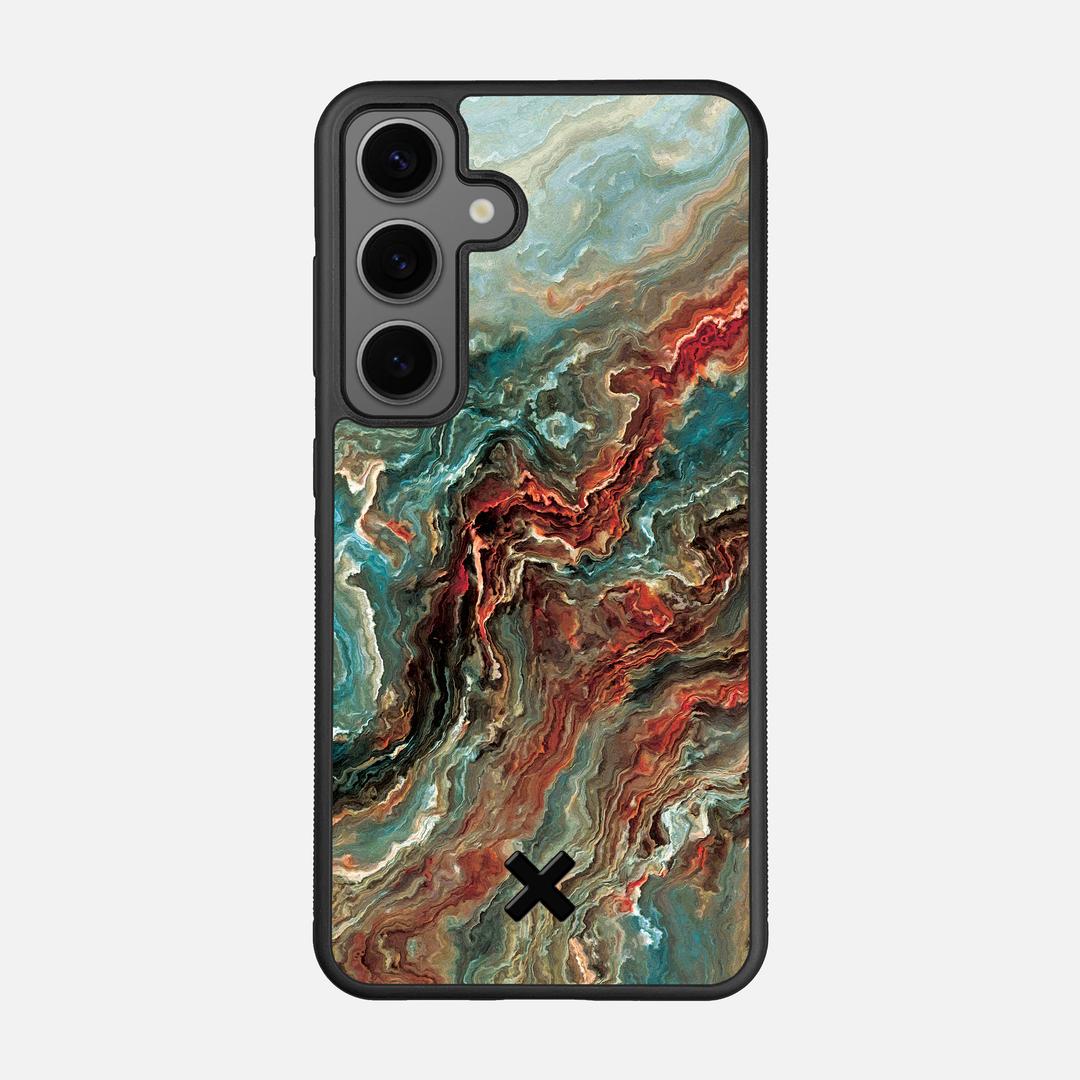 Verona Case for the Samsung Galaxy S24 featuring a UV Printed Wenge Wood backer with the Keyway X Mark#Phone Model_Galaxy S24