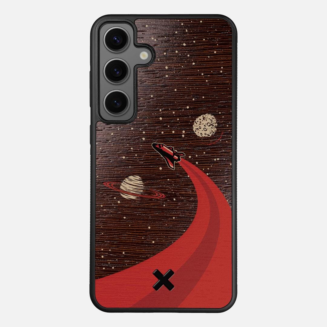 Booster Case for the Samsung Galaxy S24 Plus featuring a UV Printed Wenge Wood backer with the Keyway X Mark#Phone Model_Galaxy S24 Plus