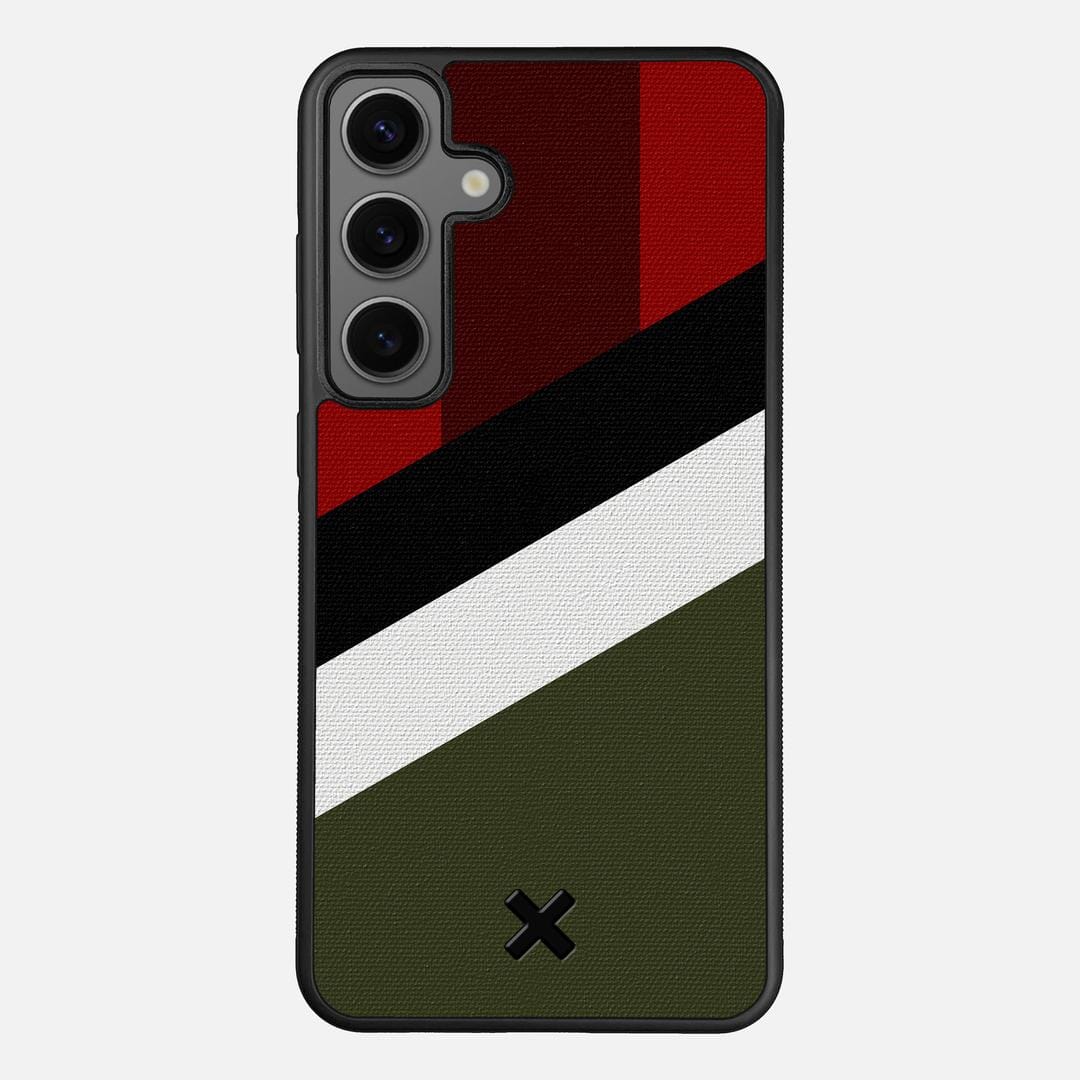 Highland Case for the Samsung Galaxy S24 Plus featuring a UV Printed Cotton Canvas backer with the Keyway X Mark#Phone Model_Galaxy S24 Plus