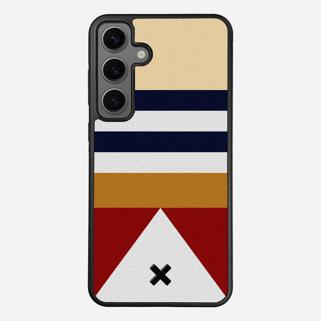 Lodge Case for the Samsung Galaxy S24 Plus featuring a UV Printed Cotton Canvas backer with the Keyway X Mark#Phone Model_Galaxy S24 Plus