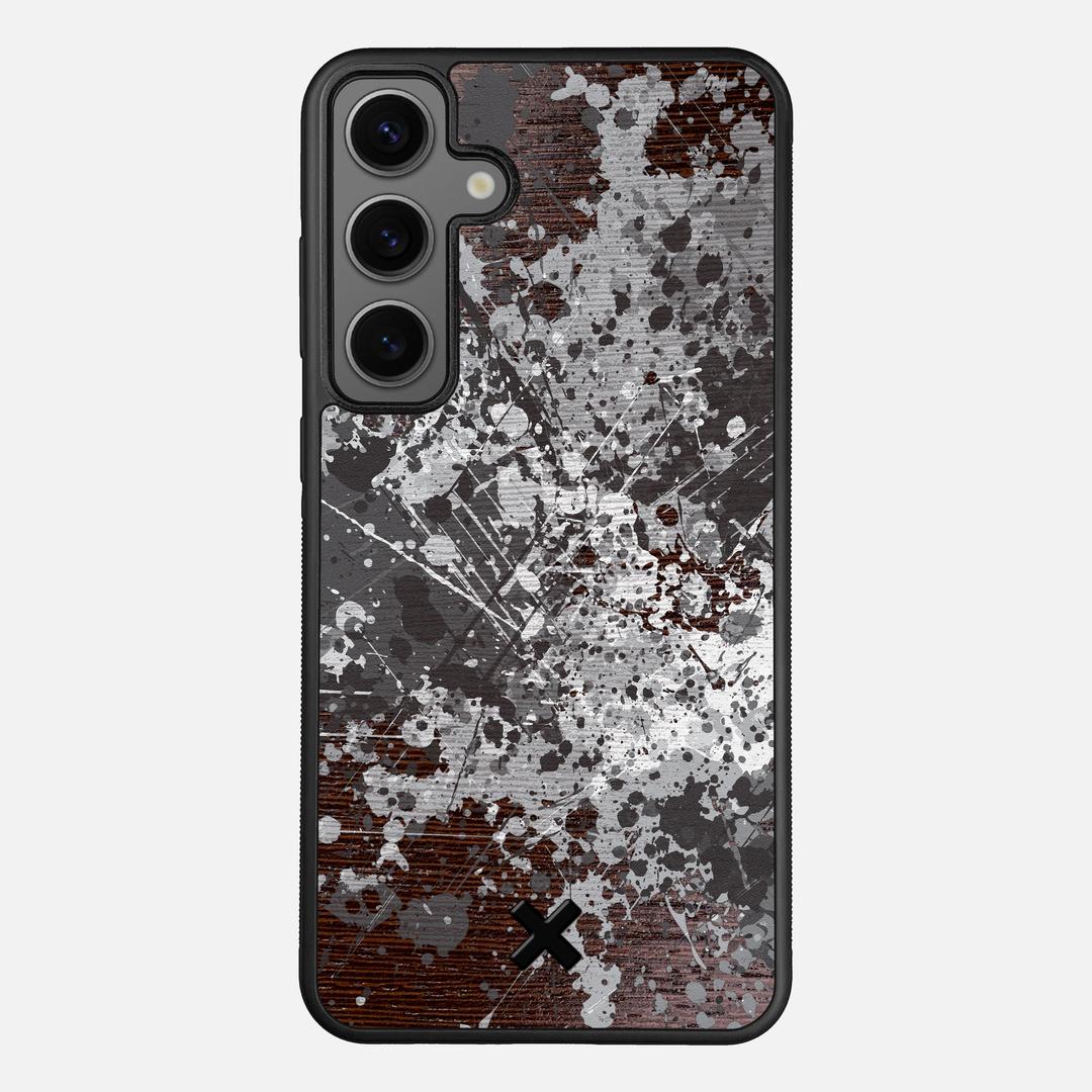 Mono Case for the Samsung Galaxy S24 Plus featuring a UV Printed Wenge Wood backer with the Keyway X Mark#Phone Model_Galaxy S24 Plus