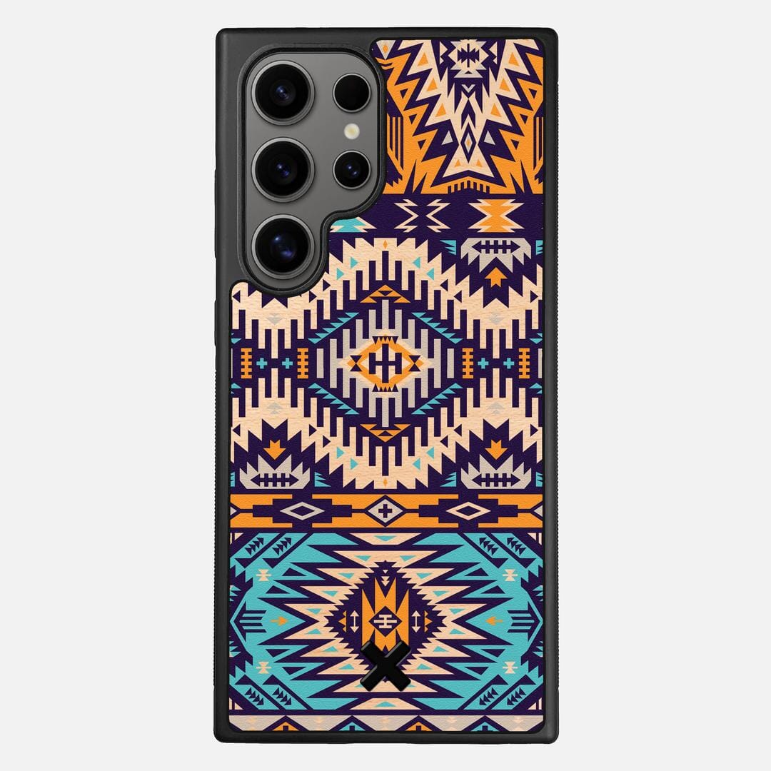 Aztec Case for the Samsung Galaxy S24 Ultra featuring a UV Printed Maple Wood backer with the Keyway X Mark#Phone Model_Galaxy S24 Ultra
