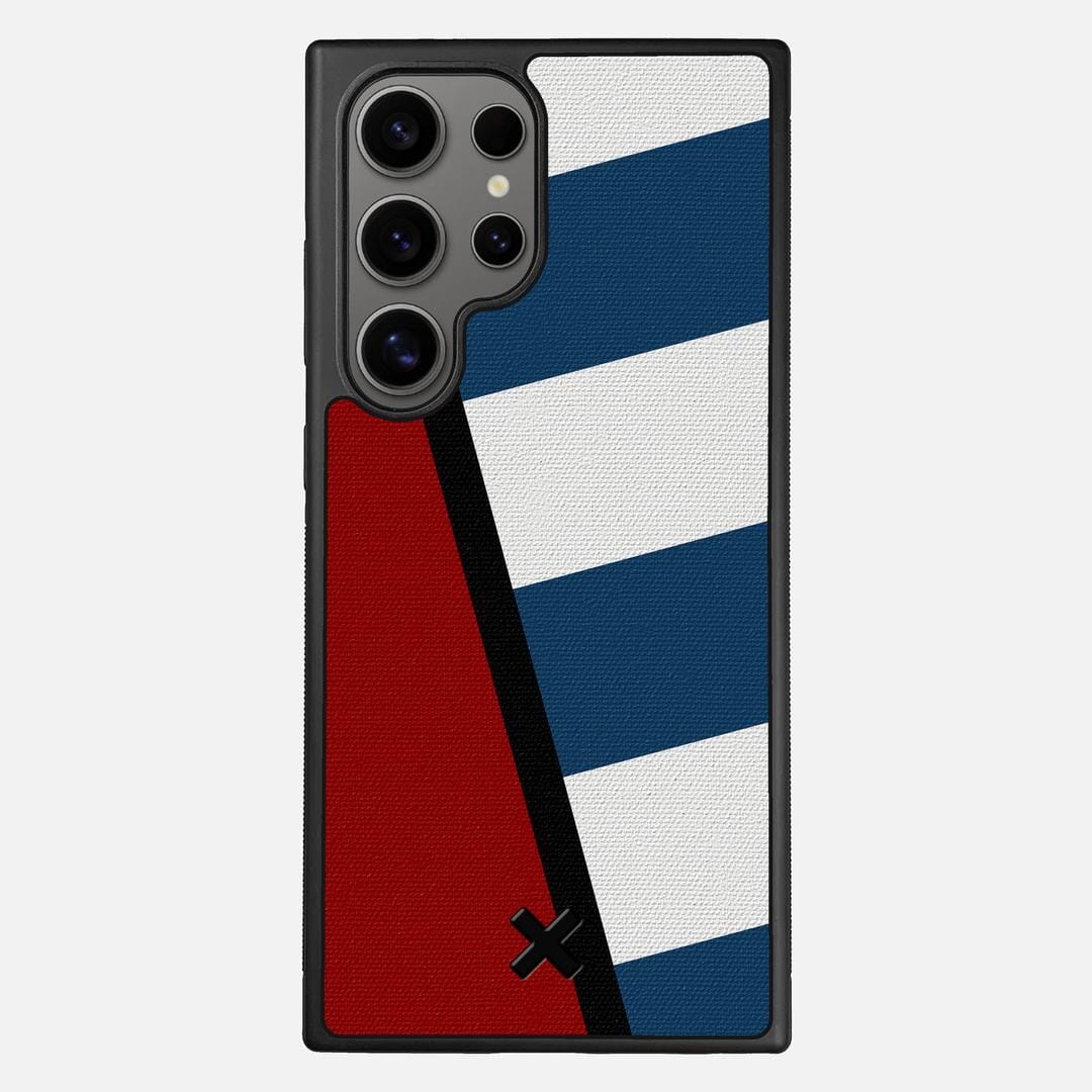 Bluff Case for the Samsung Galaxy S24 Ultra featuring a UV Printed Cotton Canvas backer with the Keyway X Mark#Phone Model_Galaxy S24 Ultra