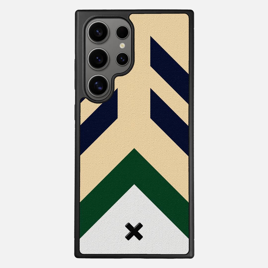 Passage Case for the Samsung Galaxy S24 Ultra featuring a UV Printed Cotton Canvas backer with the Keyway X Mark#Phone Model_Galaxy S24 Ultra