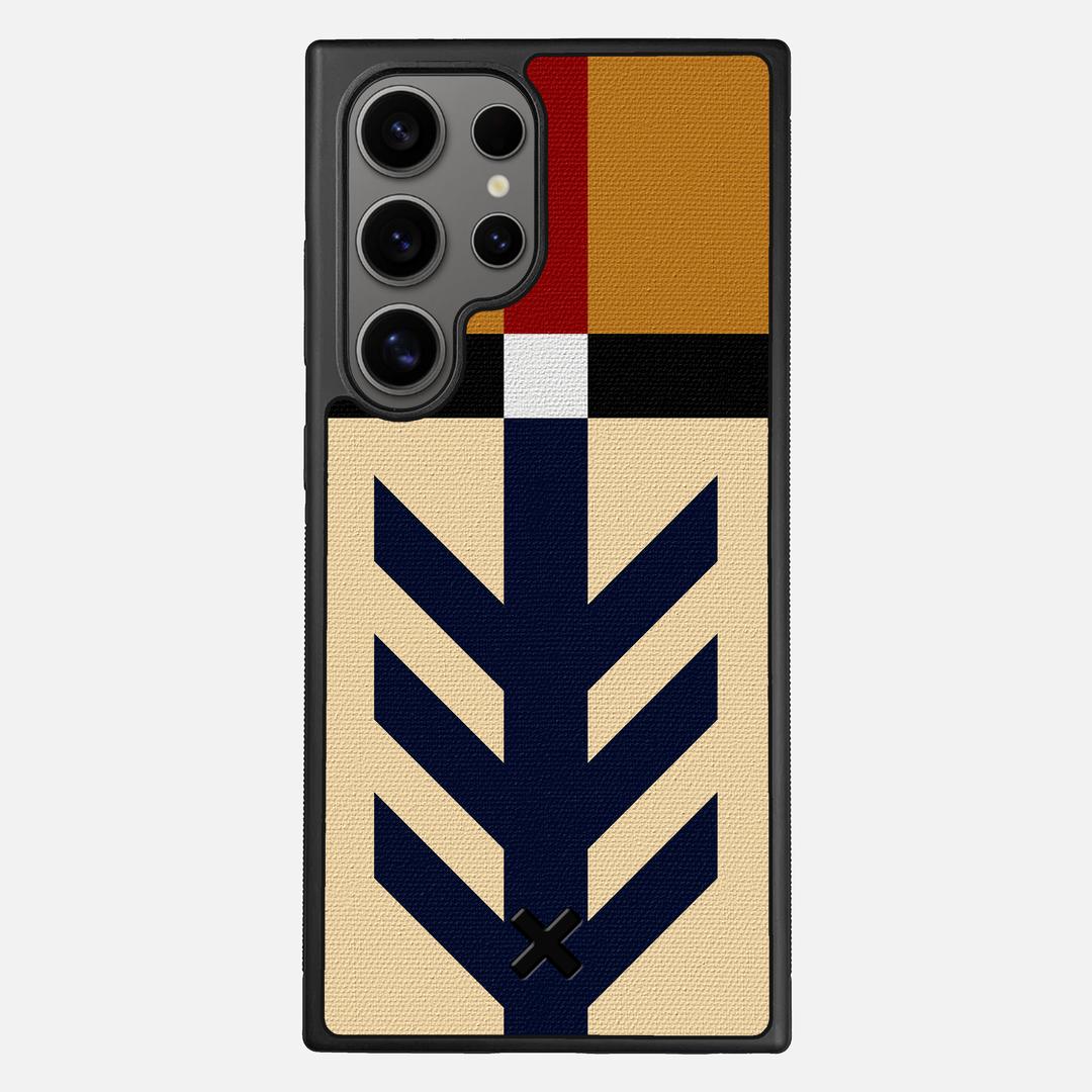 Trail Case for the Samsung Galaxy S24 Ultra featuring a UV Printed Cotton Canvas backer with the Keyway X Mark#Phone Model_Galaxy S24 Ultra