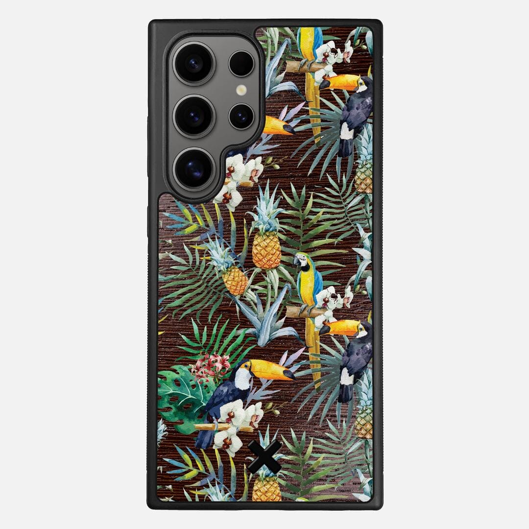 Tropic Case for the Samsung Galaxy S24 Ultra featuring a UV Printed and Wenge Wood backer with the Keyway X Mark#Phone Model_Galaxy S24 Ultra