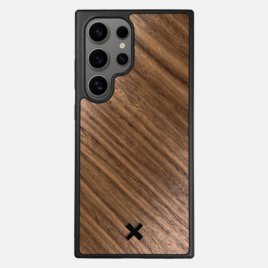 Walnut Pure Case for the Samsung Galaxy S24 Ultra featuring a Walnut Wood backer with the Keyway X Mark#Phone Model_Galaxy S24 Ultra