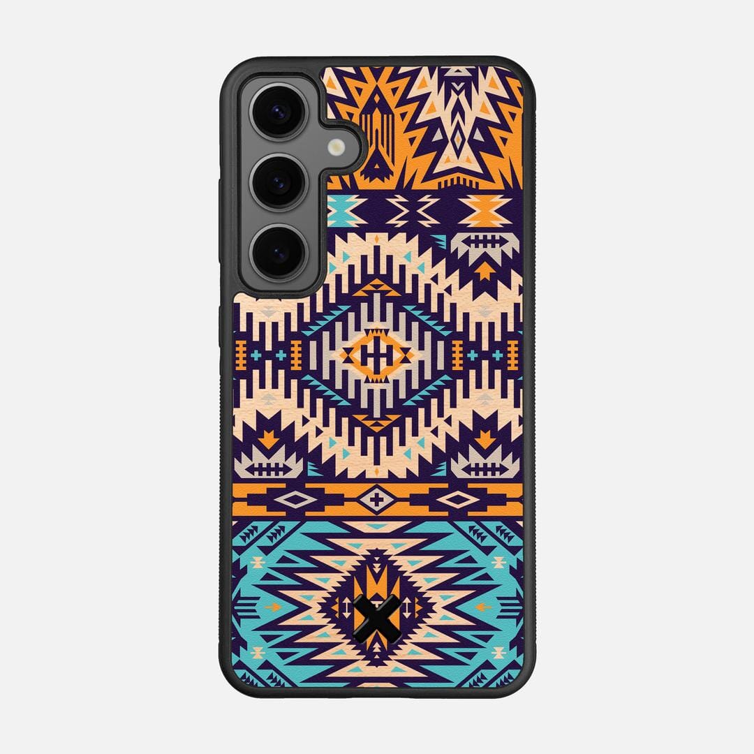 Aztec Case for the Samsung Galaxy S25 featuring a UV Printed Maple Wood backer with the Keyway X Mark#Phone Model_Galaxy S25