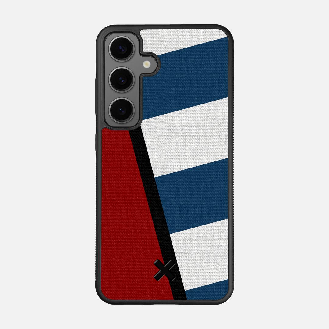 Bluff Case for the Samsung Galaxy S25 featuring a UV Printed Cotton Canvas backer with the Keyway X Mark#Phone Model_Galaxy S25