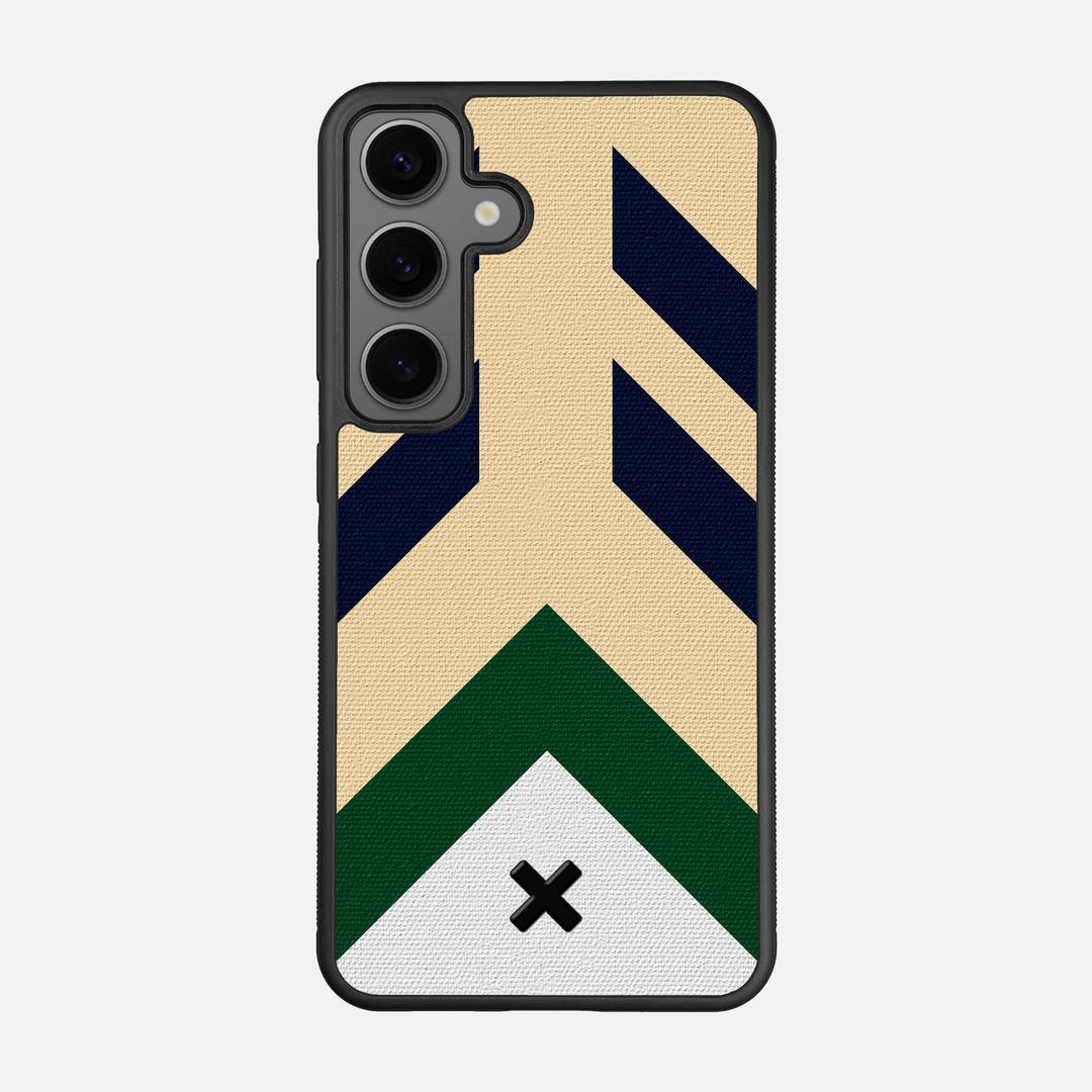 Passage Case for the Samsung Galaxy S25 featuring a UV Printed Cotton Canvas backer with the Keyway X Mark#Phone Model_Galaxy S25