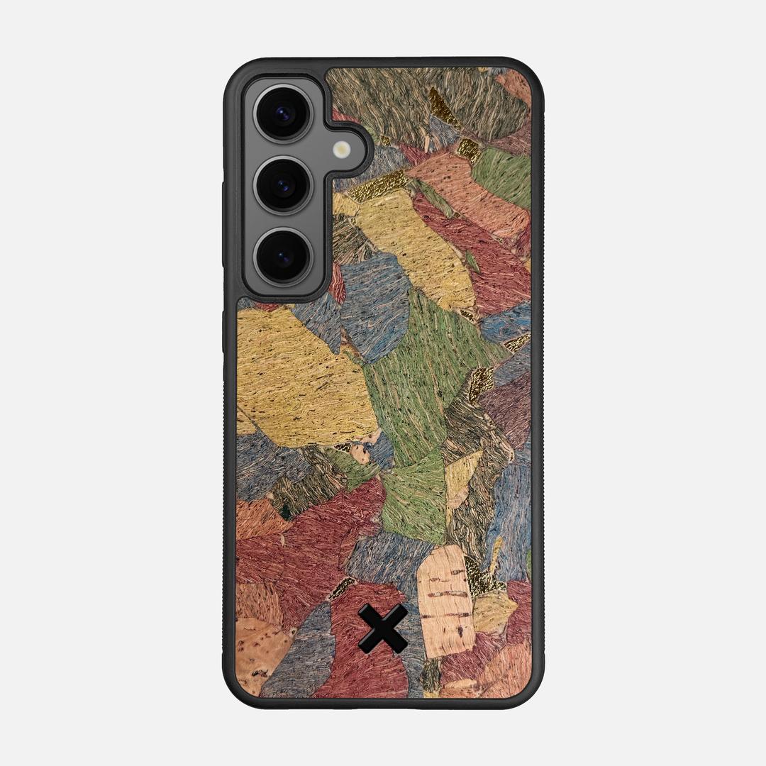 Terrazzo Cork Case for the Samsung Galaxy S25 featuring a Genuine Cork backer with the Keyway X Mark#Phone Model_Galaxy S25