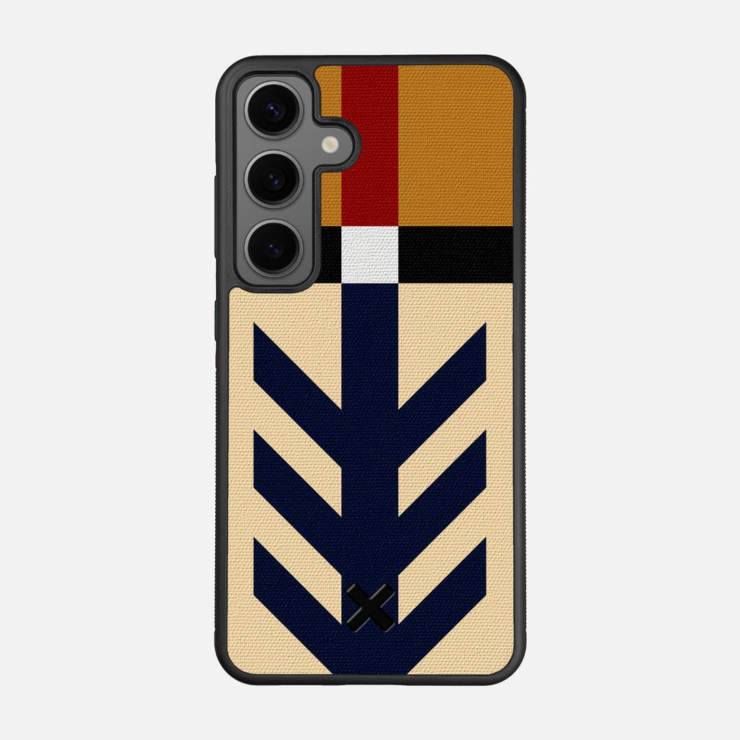 Trail Case for the Samsung Galaxy S25 featuring a UV Printed Cotton Canvas backer with the Keyway X Mark#Phone Model_Galaxy S25