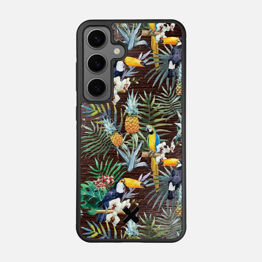 Tropic Case for the Samsung Galaxy S25 featuring a UV Printed and Wenge Wood backer with the Keyway X Mark#Phone Model_Galaxy S25
