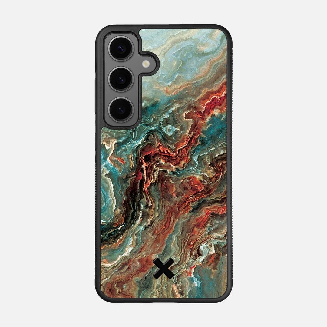 Verona Case for the Samsung Galaxy S25 featuring a UV Printed Wenge Wood backer with the Keyway X Mark#Phone Model_Galaxy S25