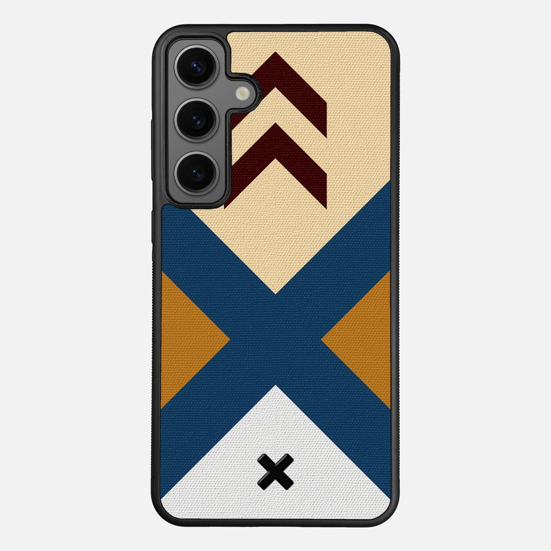Camp Case for the Samsung Galaxy S25 Plus featuring a UV Printed Cotton Canvas backer with the Keyway X Mark#Phone Model_Galaxy S25 Plus