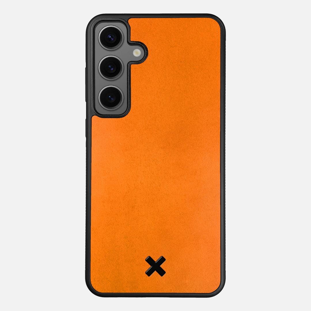 Honey Leather Case for the Samsung Galaxy S25 Plus featuring a Genuine Leather backer with the Keyway X Mark#Phone Model_Galaxy S25 Plus