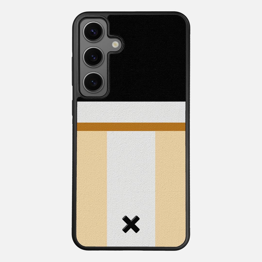 Isle Case for the Samsung Galaxy S25 Plus featuring a UV Printed Cotton Canvas backer with the Keyway X Mark#Phone Model_Galaxy S25 Plus