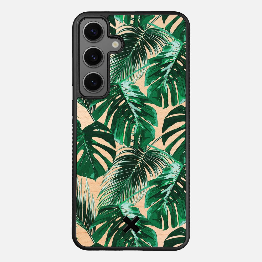 Palm Case for the Samsung Galaxy S25 Plus featuring a UV Printed Maple Wood backer with the Keyway X Mark#Phone Model_Galaxy S25 Plus