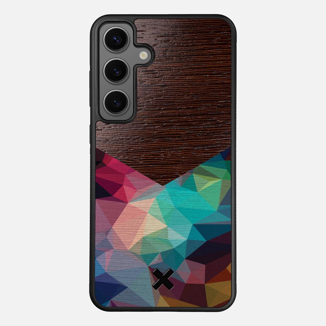 Prism Case for the Samsung Galaxy S25 Plus featuring a UV Printed Wenge Wood backer with the Keyway X Mark#Phone Model_Galaxy S25 Plus