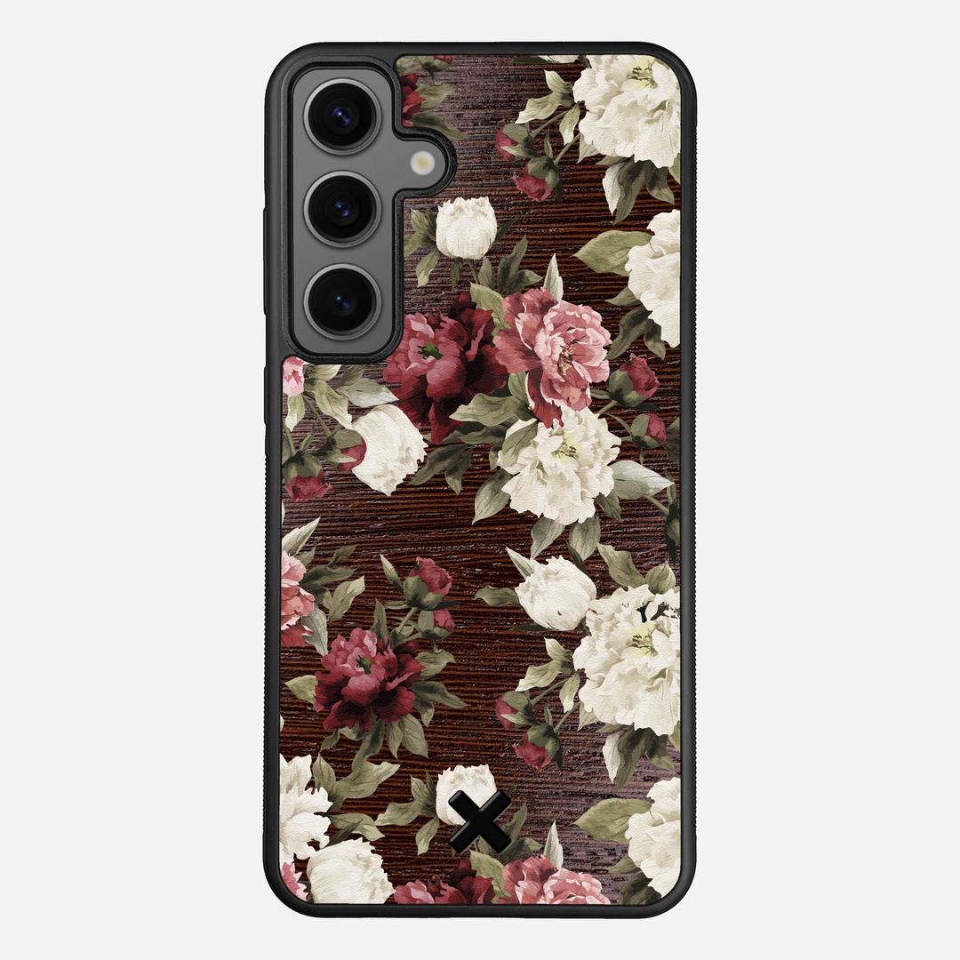 Rose Case for the Samsung Galaxy S25 Plus featuring a UV Printed Wenge Wood backer with the Keyway X Mark#Phone Model_Galaxy S25 Plus