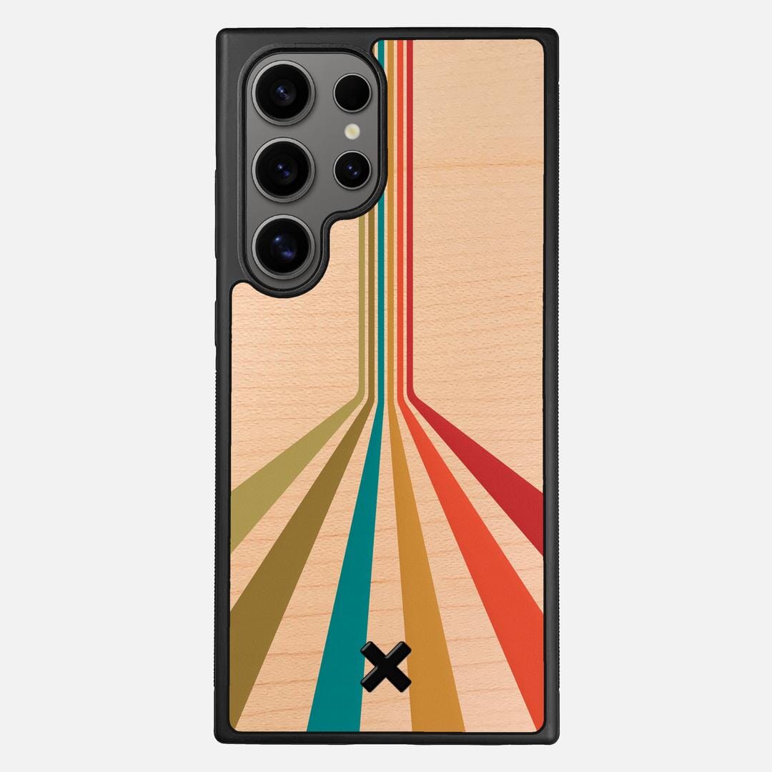 Beam Case for the Samsung Galaxy S25 Ultra featuring a UV Printed Maple Wood backer with the Keyway X Mark#Phone Model_Galaxy S25 Ultra