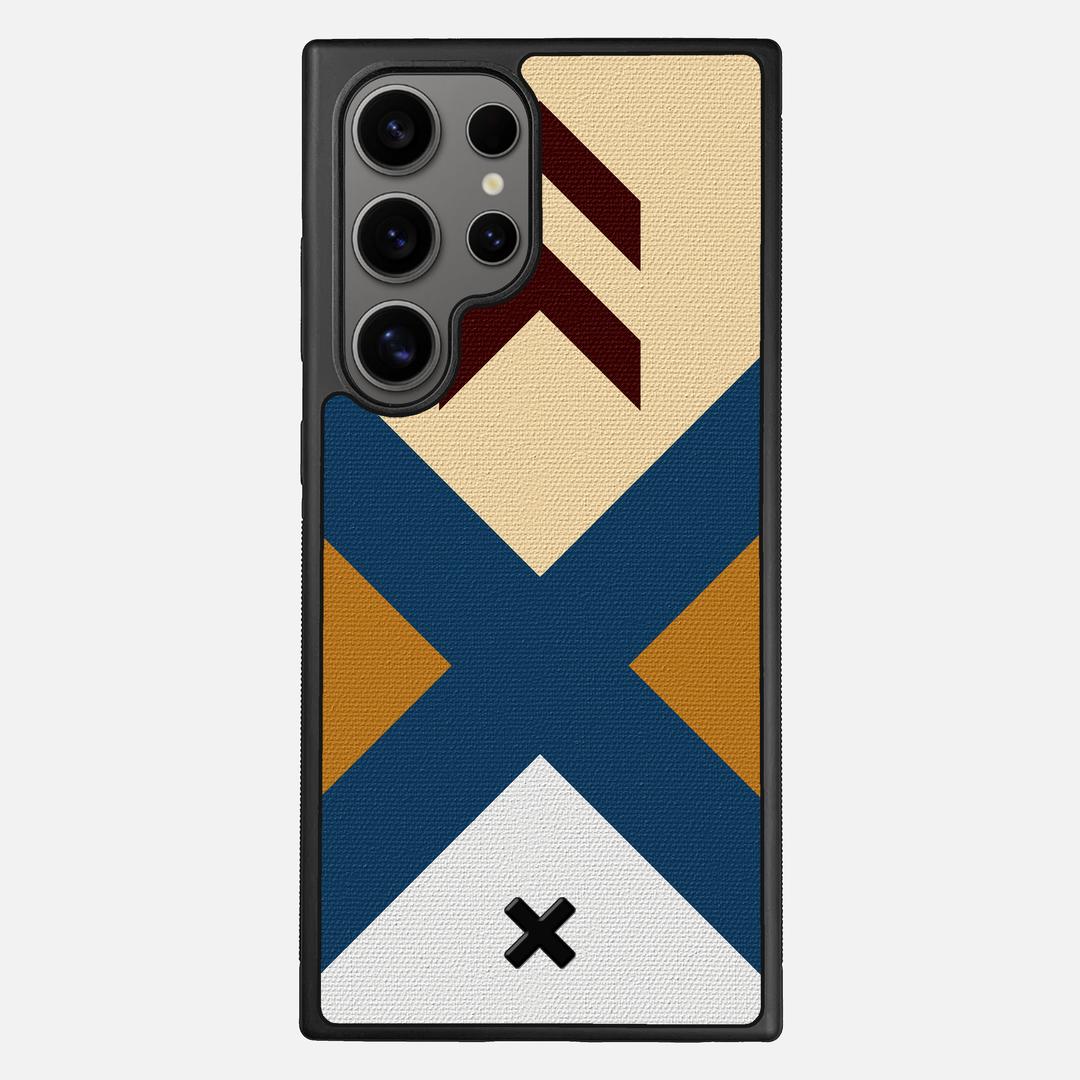 Camp Case for the Samsung Galaxy S25 Ultra featuring a UV Printed Cotton Canvas backer with the Keyway X Mark#Phone Model_Galaxy S25 Ultra