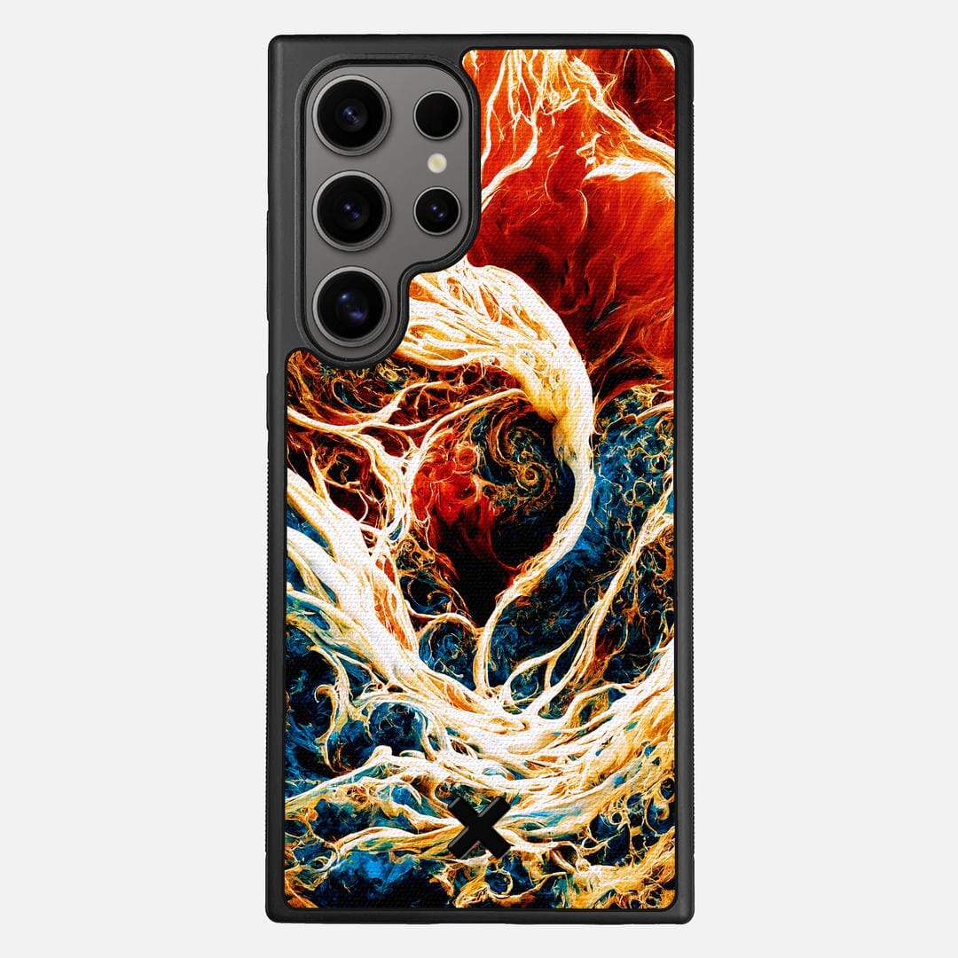 Evolve Case for the Samsung Galaxy S25 Ultra featuring a UV Printed Cotton Canvas backer with the Keyway X Mark#Phone Model_Galaxy S25 Ultra