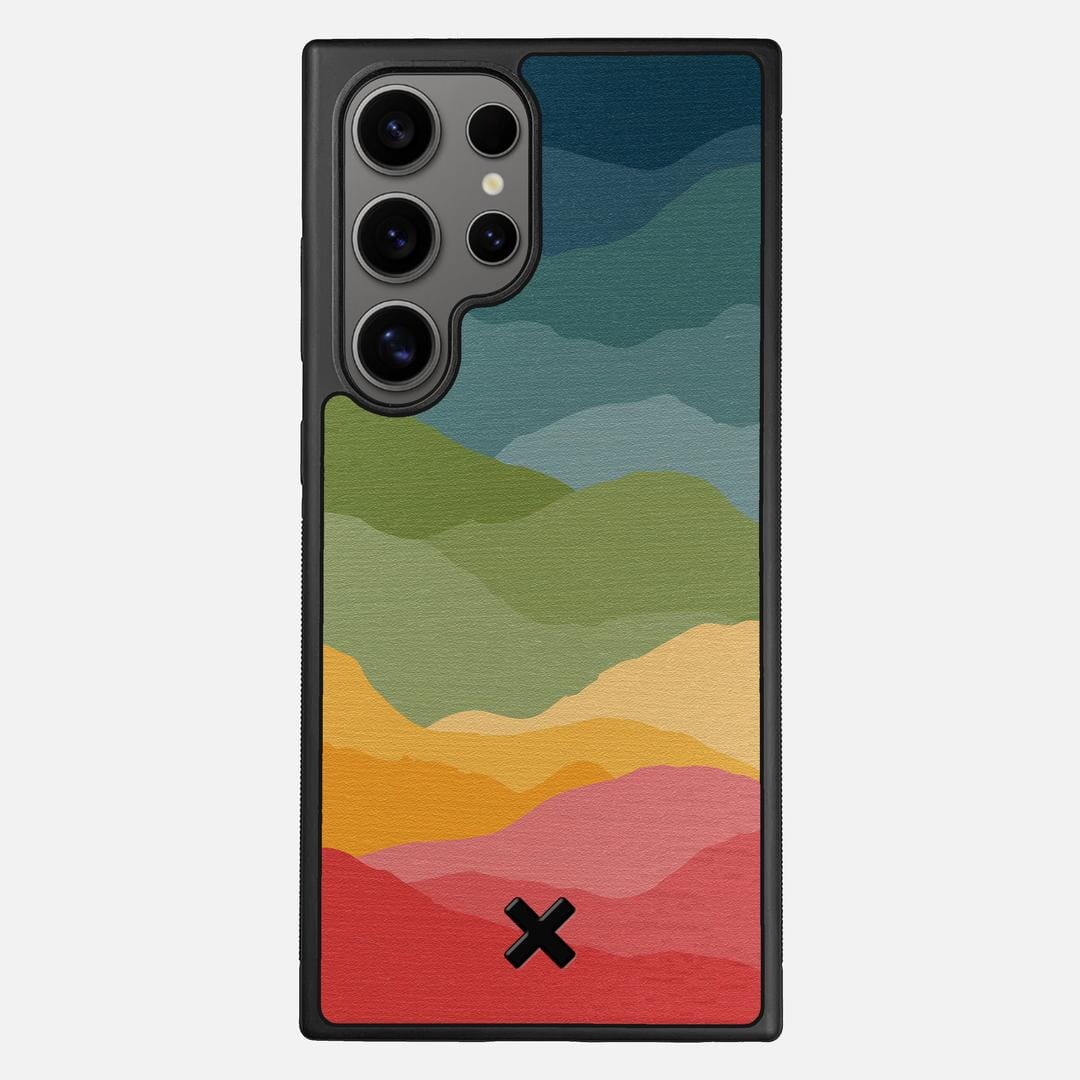 Gamut Case for the Samsung Galaxy S25 Ultra featuring a UV Printed Wenge Wood backer with the Keyway X Mark#Phone Model_Galaxy S25 Ultra