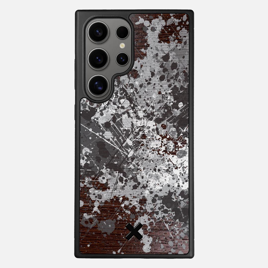 Mono Case for the Samsung Galaxy S25 Ultra featuring a UV Printed Wenge Wood backer with the Keyway X Mark#Phone Model_Galaxy S25 Ultra