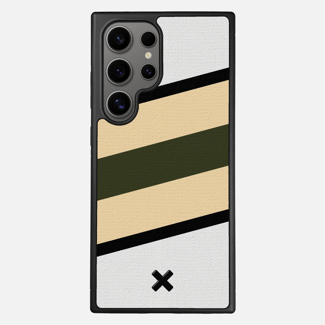 Ridge Case for the Samsung Galaxy S25 Ultra featuring a UV Printed Cotton Canvas backer with the Keyway X Mark#Phone Model_Galaxy S25 Ultra