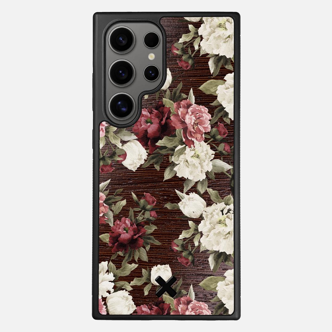 Rose Case for the Samsung Galaxy S25 Ultra featuring a UV Printed Wenge Wood backer with the Keyway X Mark#Phone Model_Galaxy S25 Ultra