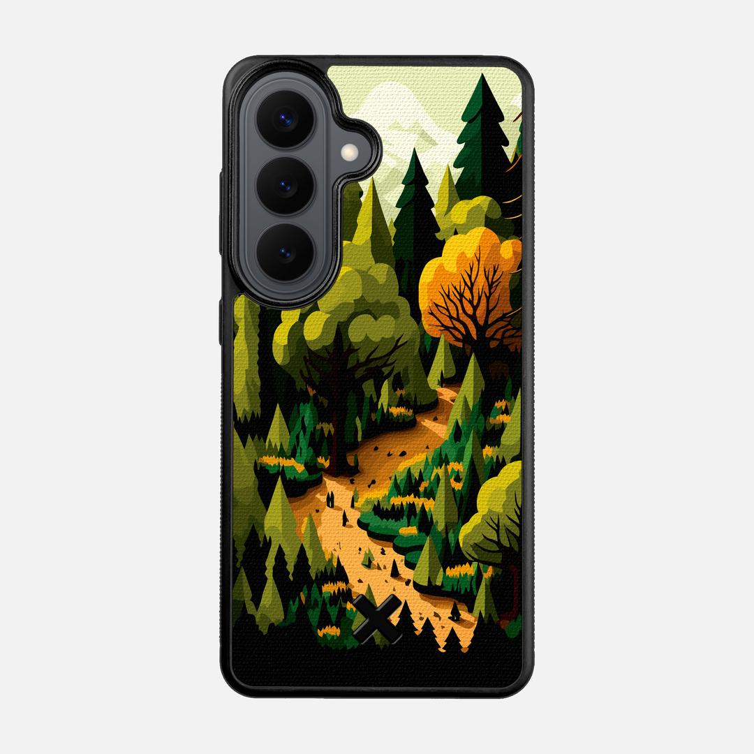 Evergreen Case for the Samsung Galaxy S26 featuring a UV Printed Cotton Canvas backer with the Keyway X Mark#Phone Model_Galaxy S26