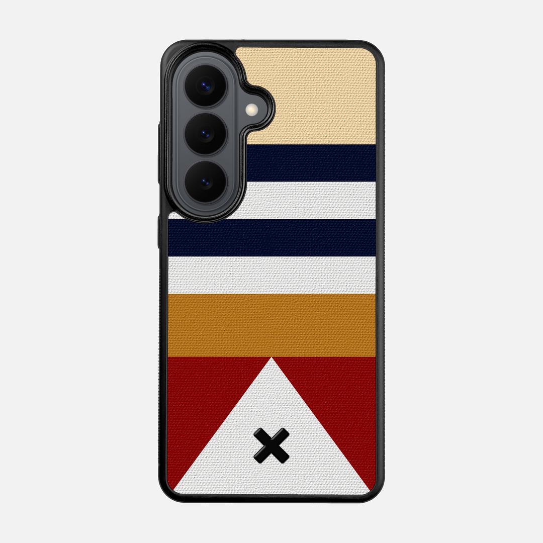 Lodge Case for the Samsung Galaxy S26 featuring a UV Printed Cotton Canvas backer with the Keyway X Mark#Phone Model_Galaxy S26